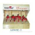 15 Set Router Bit Sets With Two Times Grinding Rough Grinding And Finish Grinding